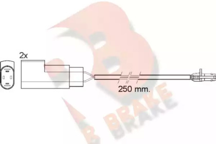 Контакт (R BRAKE: 610412RB)